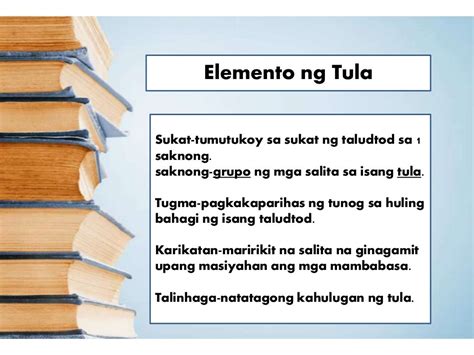 kahulugan at elemento ng tula|TULA: Ano ang Tula, Elemento, Uri, Paano Gumawa, at Mga .